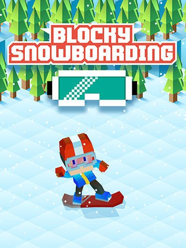 game pic for Blocky snowboarding